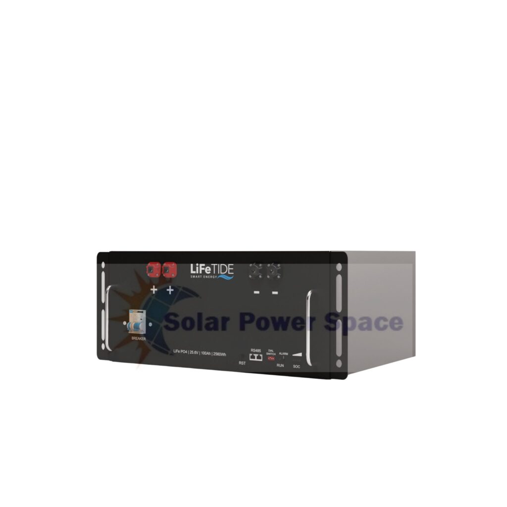 2560Wh LiFePO4 25.6V 100Ah Battery 1