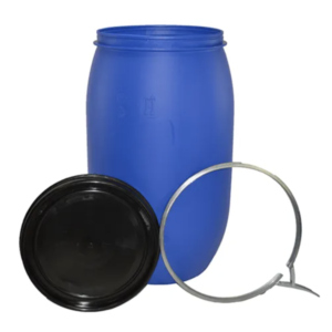 120 Litre Food Grade Blue Plastic Drum Open Top