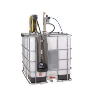 Clear 1000L IBC Tank with 12V Pump – Water, Fuel & Chemical Storage System