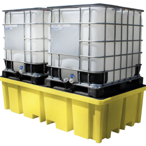 Double IBC Spill Pallet Heavy Duty Polyethylene – Industrial Chemical Containment