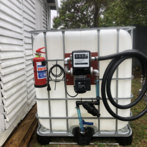Piusi 1000L 220V Diesel Bowser (72L/min) with Flow Meter & Filter
