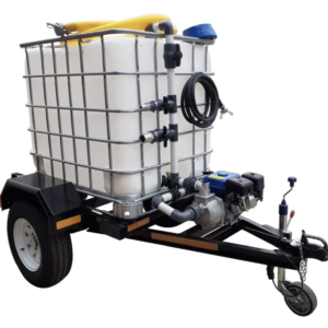 Water Bowser with Petrol Pump – 1000L Flowbin
